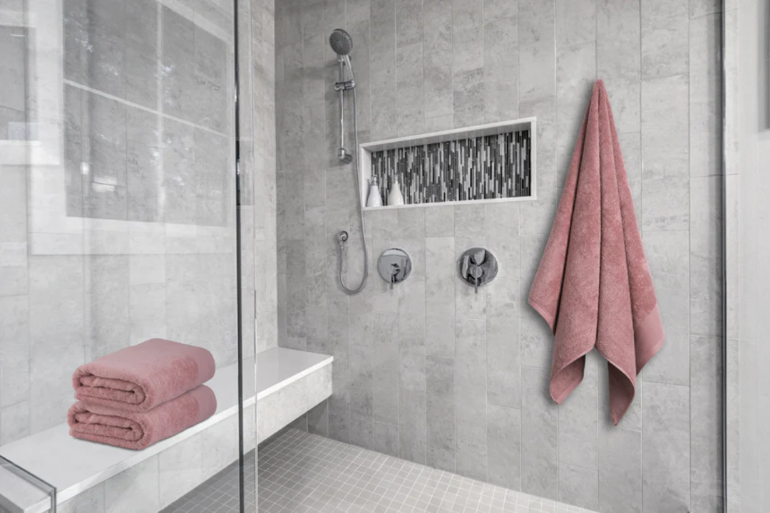 Seneca | Vida Pure Organic Cotton Towels | Pink image 1